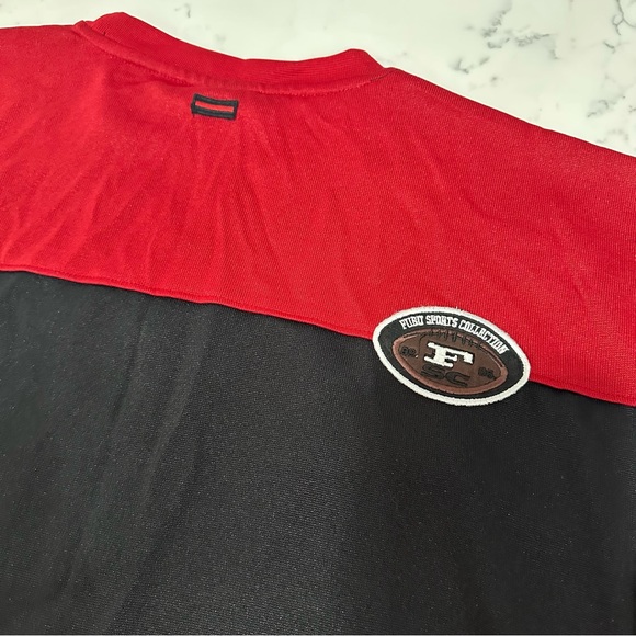 Vintage Y2K FUBU 05 Long Sleeve Jersey Shirt - Black/Red/Gray - Men’s 1X - Picture 9 of 9